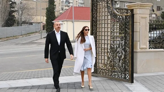 Prezident və birinci xanım Şamaxıda “Nəsimi Bağları”kompleksində