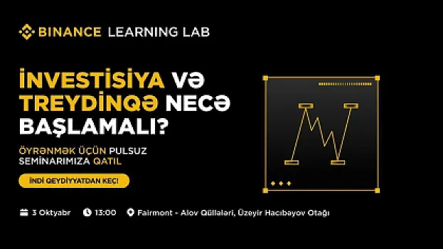 Binance kriptosavadlılığa marağın artması fonunda Azərbaycanda təhsil təşəbbüslərini genişləndirir
