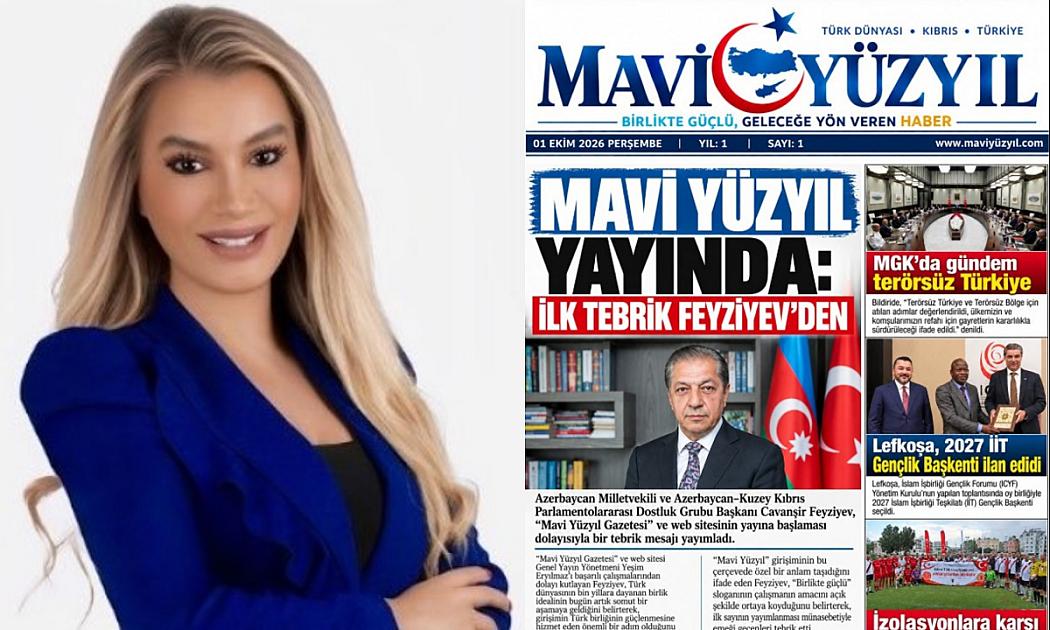 “Mavi Yüzyıl” Yeşim Eryılmazın rəhbərliyi ilə nəşr həyatına başladı