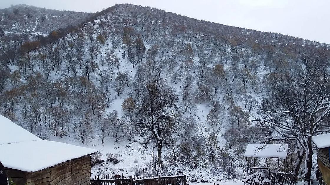 Qusar və Şahdağa qar yağır - 