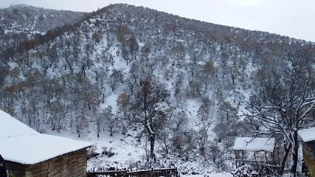Qusar və Şahdağa qar yağır - 