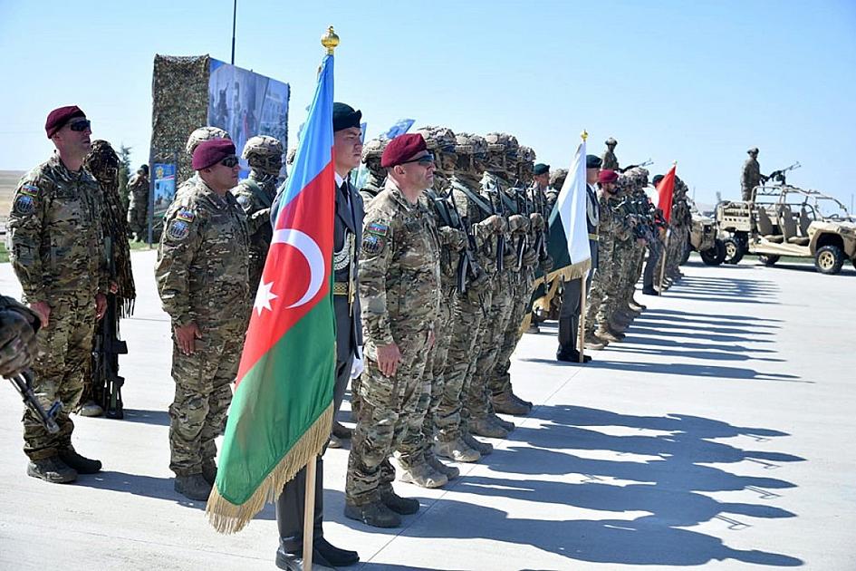 Azərbaycan, Özbəkistan və Türkiyə xüsusi təyinatlıları 