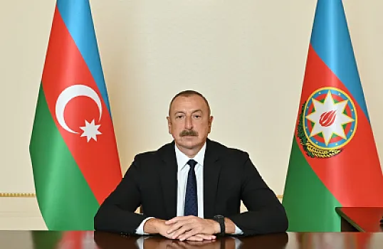 İlham Əliyev beynəlxalq konfrans iştirakçılarına müraciət edib