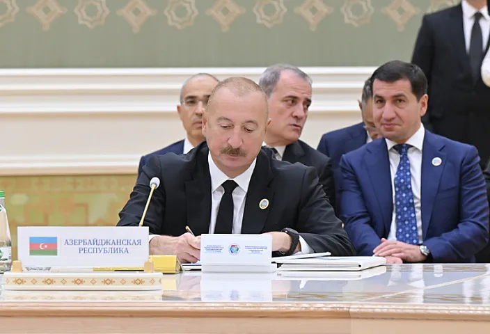 Türkmənbaşı şəhərində sənədlərin imzalanması mərasimi olub