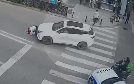 Maşınla ana və uşağının üstündən keçdi - Polis köməyə çatdı - 