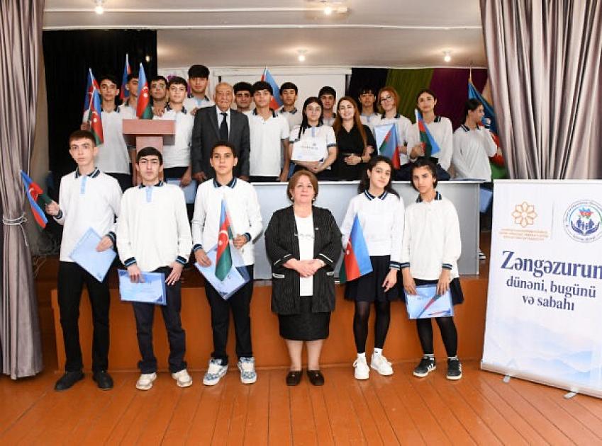Zəngəzurun dünəni, bugünü və sabahı” mövzusunda tədbir keçirilib