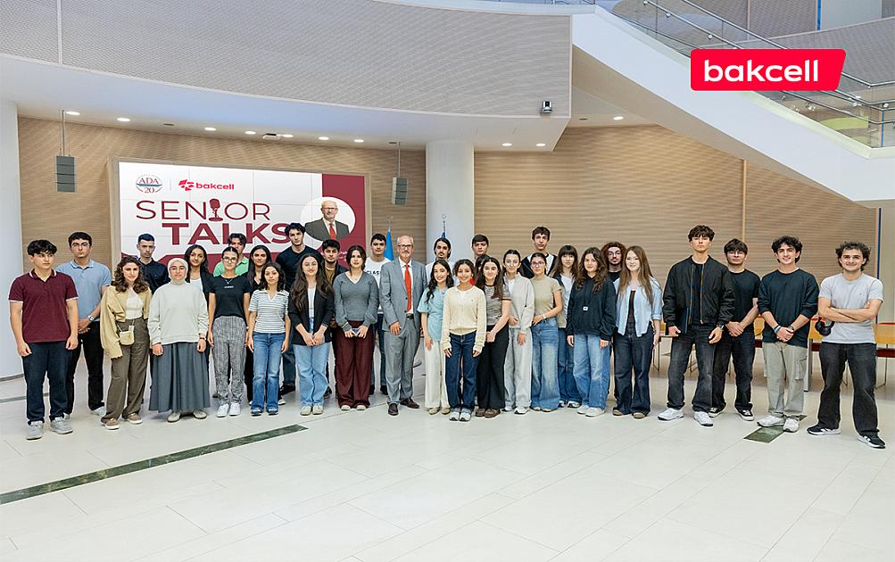 “Bakcell”in baş icraçı direktoru ADA Universitetinin tələbələri ilə görüşüb - 