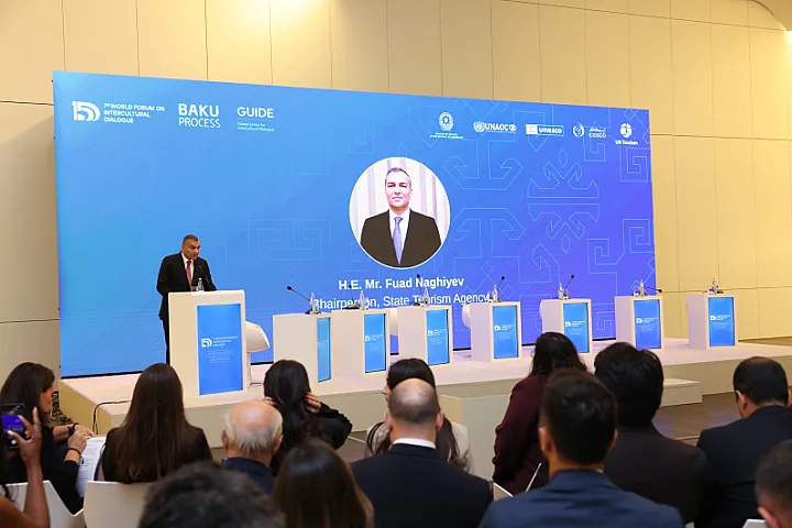 7-ci Ümumdünya Mədəniyyətlərarası Dialoq Forumu çərçivəsində turizmə həsr olunan panel sessiya keçirilib -
