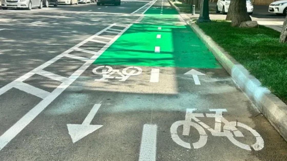 Bakıda yeni velosiped zolaqları