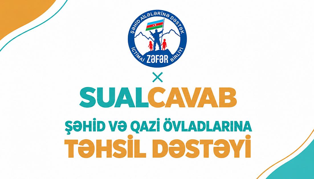 Şəhid və qazi övladlarına təhsil dəstəyi layihəsinə başlanılıb