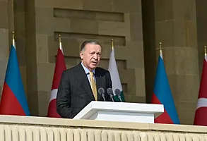 Türkiyə Prezidenti: "Zəfər Günümüzün 5-ci ildönümündə Azərbaycanda olmaqdan