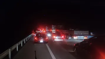 Bakı-Qazax yolunda kilometrlərlə tıxac yaranıb