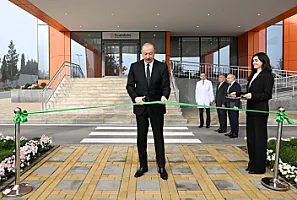 Prezident dərman preparatları istehsalı müəssisəsinin açılışını edib