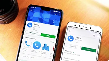 Google telefon tətbiqində  