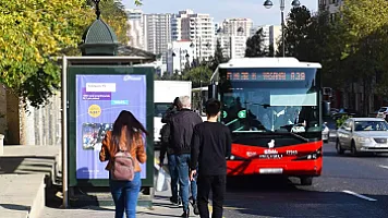 Bakıda bu marşrut avtobusu 40 dəqiqədən bir gəlir