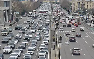 Bakıda səhər tıxacı:
