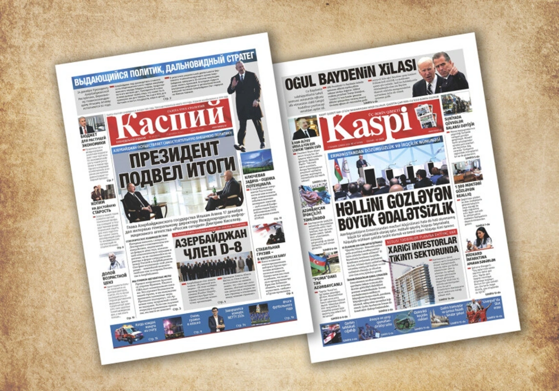 Üç əsrə şahidlik edən qəzet — “Kaspi” 145 