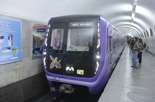 Metrodan istifadə edənlərin sayı
