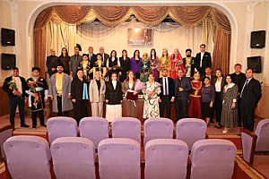 Yevlaxda Üzeyir Hacıbəylinin 140 illiyinə həsr olunmuş möhtəşəm konsert proqramı təşkil olunub