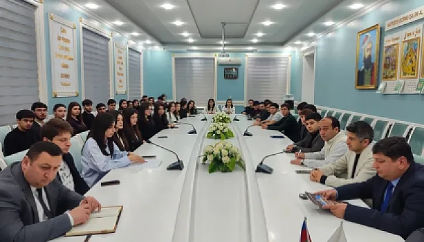 Gəncə Dövlət Universitetində gənclərlə görüş keçirilib