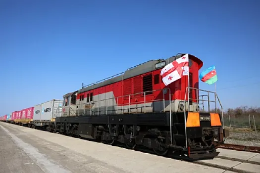 Poti–Bakı ekspres blok-qatarı yola salındı