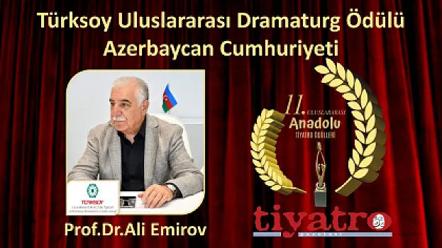 Əli Əmirli “Ən yaxşı dramaturq” mükafatına layiq görülüb