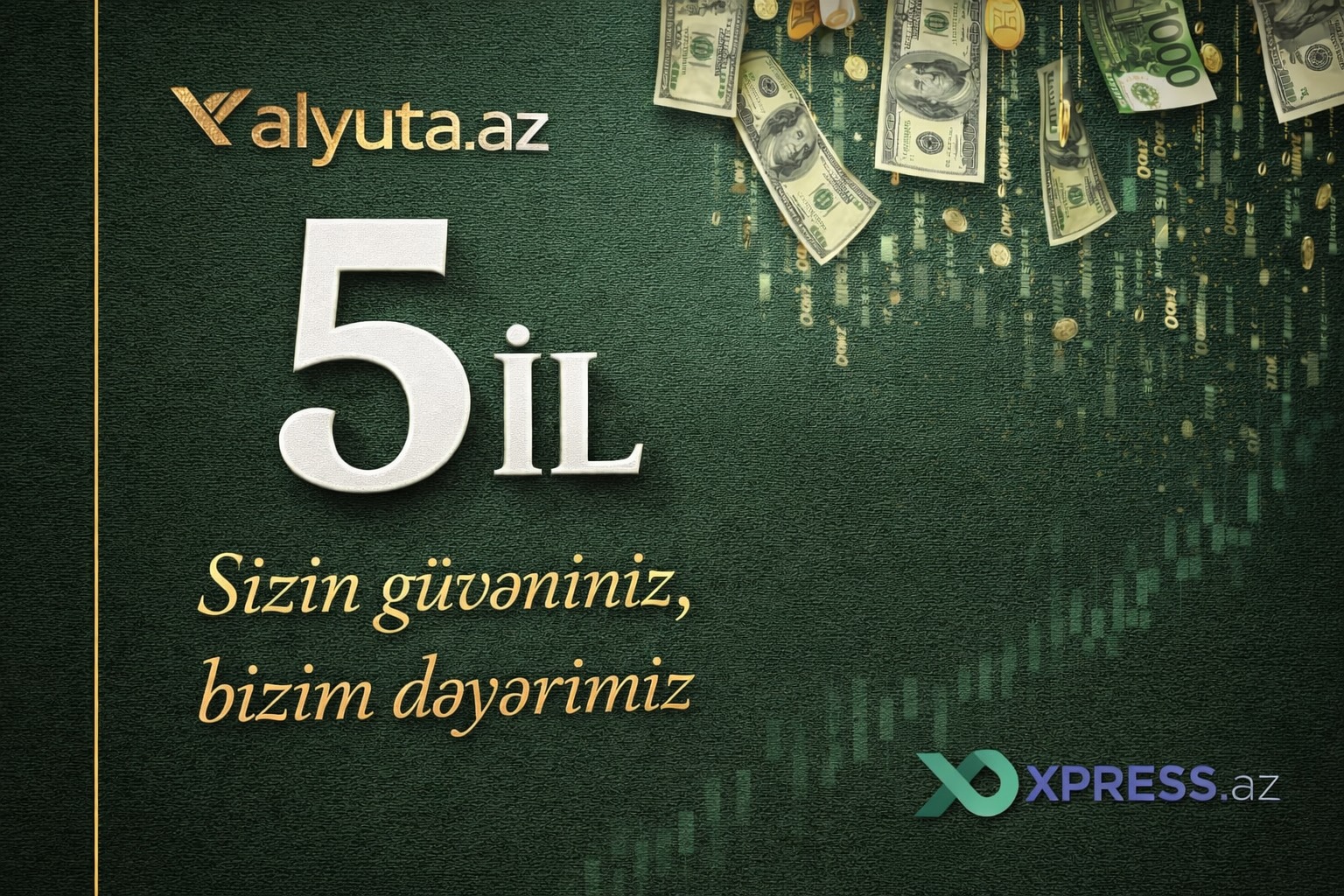 Valyuta.az 5 yaşında: