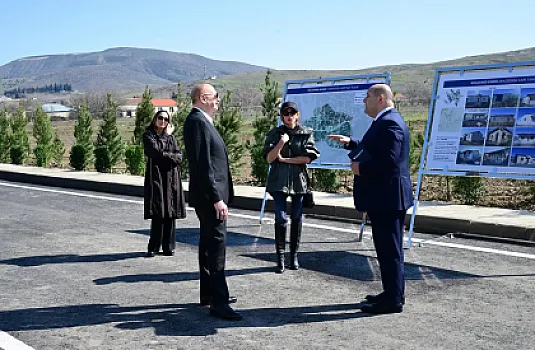 Prezident Xocavənddə görülmüş işlərlə tanış oldu 