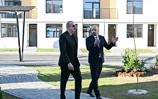 Prezident Zəngilanda gedən işlərlə tanış oldu
