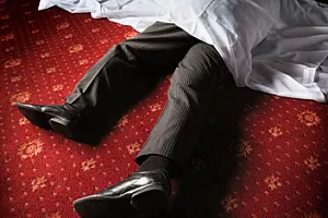 Sumqayıtda evdən kişi