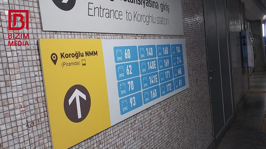 “Koroğlu"dakı köhnəlmiş marşrut lövhələri niyə 