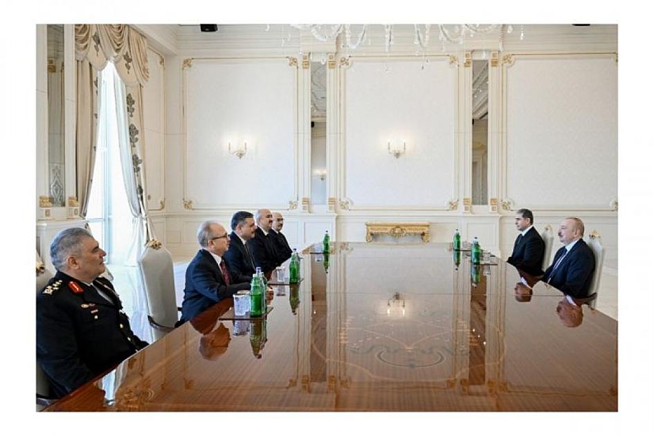 Prezident İlham Əliyev Türkiyənin daxili işlər nazirini qəbul edib