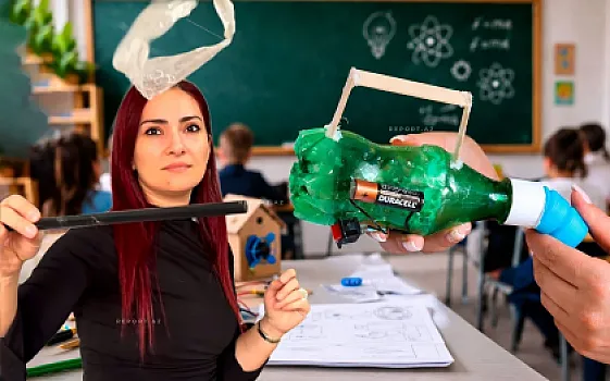 Tullantılardan möcüzə yaradan şagirdlər - 