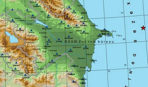 Xəzərdə daha bir zəlzələ oldu