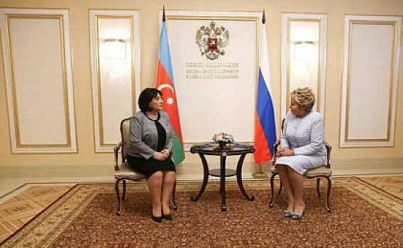 Sahibə Qafarova Matviyenko ilə görüşdü