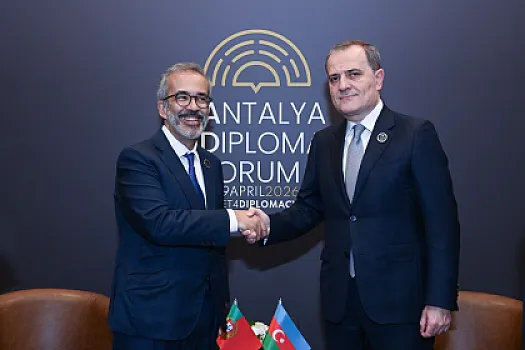 Ceyhun Bayramov Antalyada Portuqaliya XİN rəhbəri ilə görüşüb