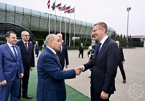 Latviya Prezidentinin Azərbaycana səfəri başa çatdı -
