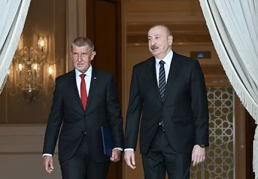 Azərbaycan Prezidenti İlham Əliyev və Çexiyanın Baş naziri Andrey Babiş mətbuata bəyanatlarla çıxış ediblər 