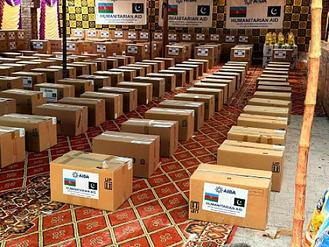 Azərbaycan Pakistana humanitar yardım göstərib