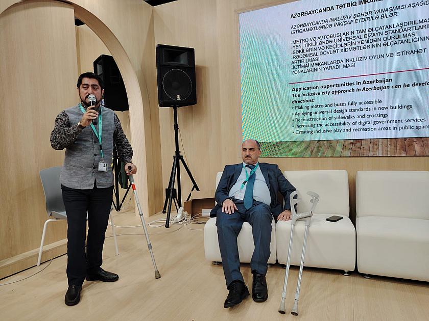 “İnklüziv Şəhər: Hər kəs üçün əlçatan urban mühitin qurulması” adlı tədbir keçirilib