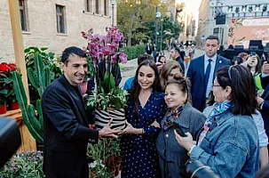 Leyla Əliyeva Zeytun festivalından paylaşım etdi