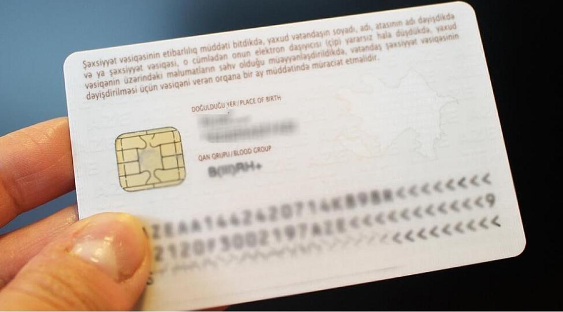 Şəxsiyyət vəsiqəsindəki qan qrupu –