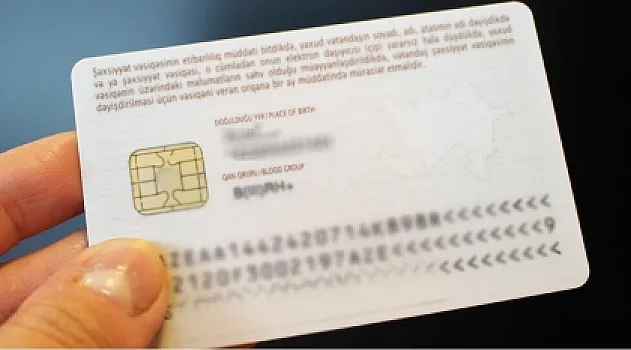 Şəxsiyyət vəsiqəsindəki qan qrupu –
