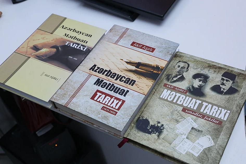 Akif Aşırlının "Azərbaycan mətbuatı tarixi" kitabı Türkiyədə çapa hazırlanır