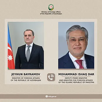 Ceyhun Bayramov ilə İshaq Dar ABŞ-İran razılşamasını müzakirə ediblər