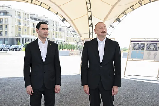 Prezidentlər Füzuli şəhərinin dağıdılmış yerlərinə baxdılar
