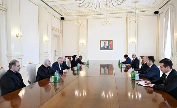 İlham Əliyev Məhəmməd Baqir Qalibafı qəbul etdi