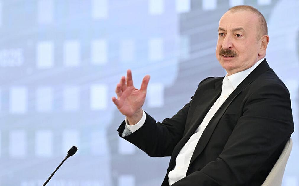 İlham Əliyev Şuşa Qlobal Media Forumunun keçirilməsinin məqsədindən danışıb