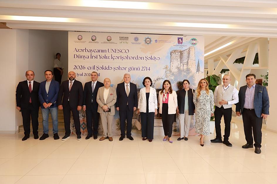 Şəkidə "Azərbaycanın UNESCO Dünya İrsi Yolu: İçərişəhərdən Şəkiyə” adlı tədbir keçirilib -