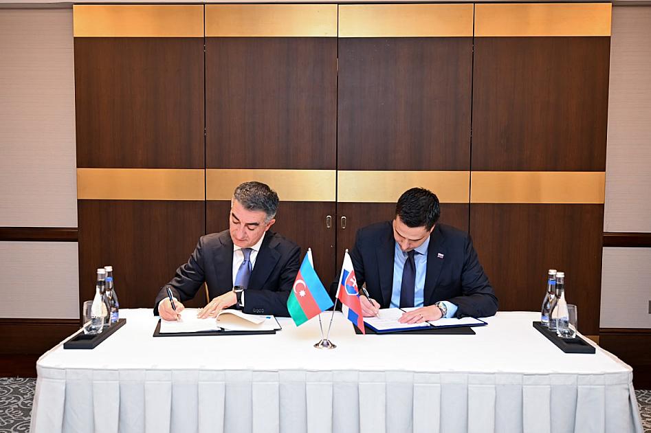 Antiinhisar və İstehlak Bazarına Nəzarət Dövlət Agentliyi ilə Slovakiya arasında Anlaşma Memorandumu imzalanıb